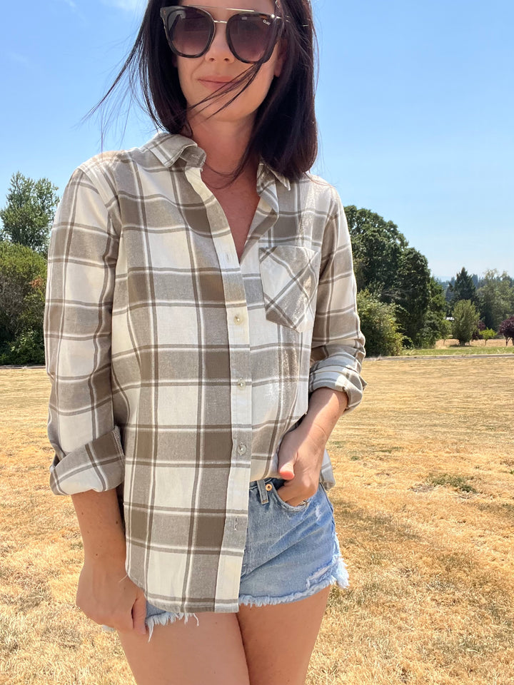 Rory Plaid Button Down