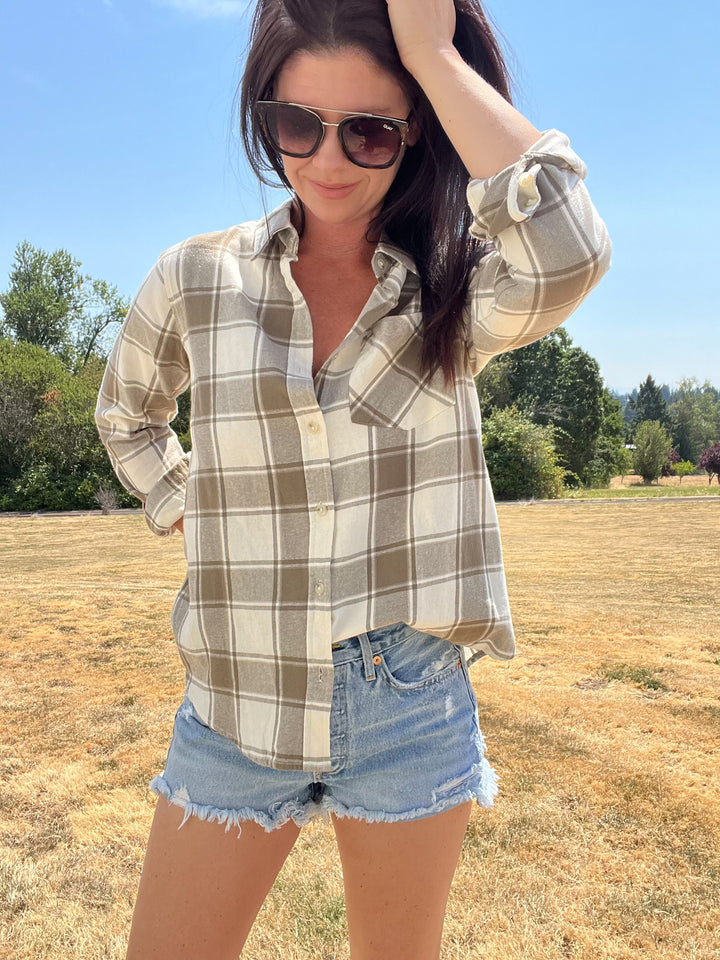 Rory Plaid Button Down