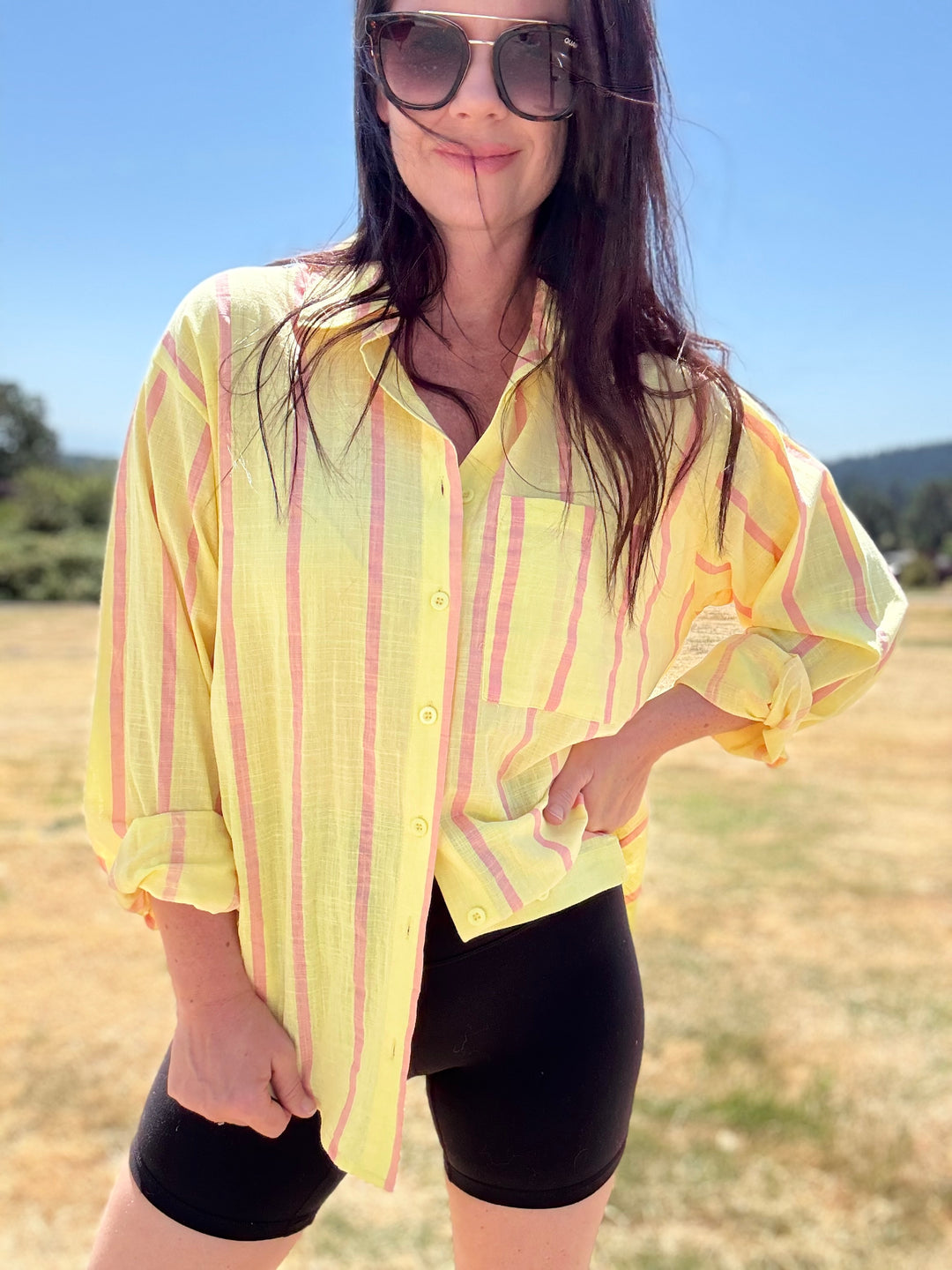 Amy Oversized Button Down