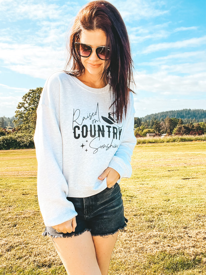 Country Sunshine Cropped Sweatshirt