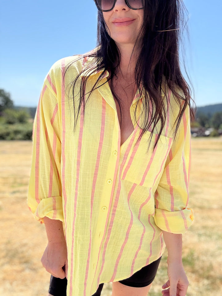 Amy Oversized Button Down