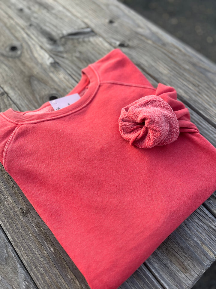 Red Hangout Pullover