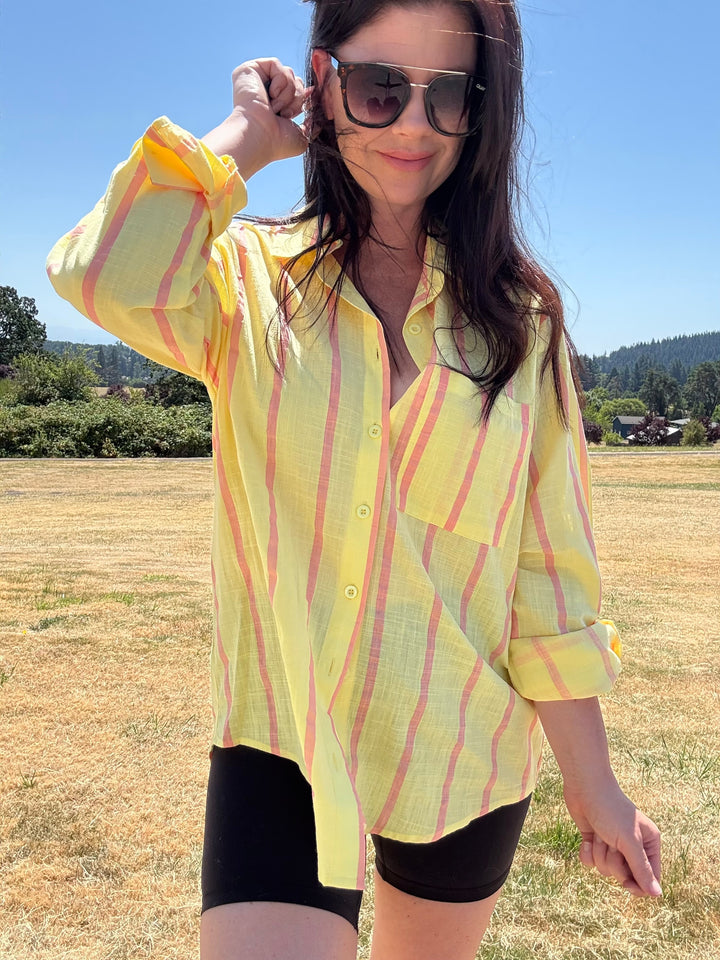 Amy Oversized Button Down