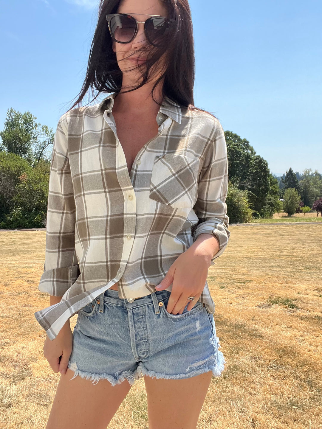 Rory Plaid Button Down