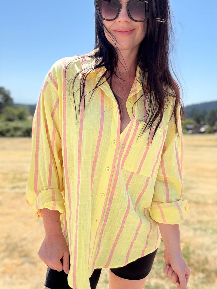 Amy Oversized Button Down
