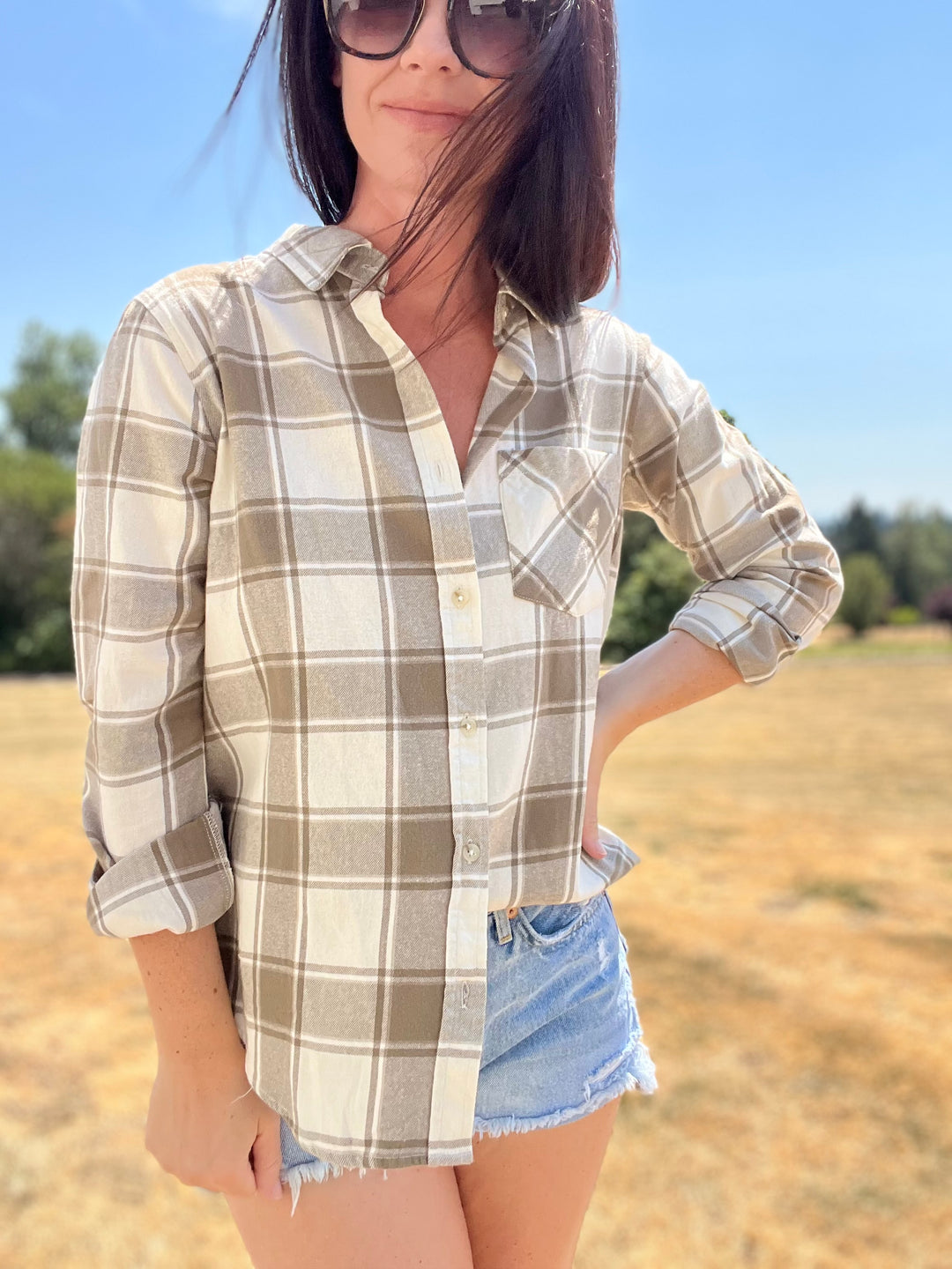 Rory Plaid Button Down