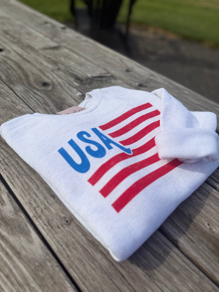 USA Flag Sweatshirt