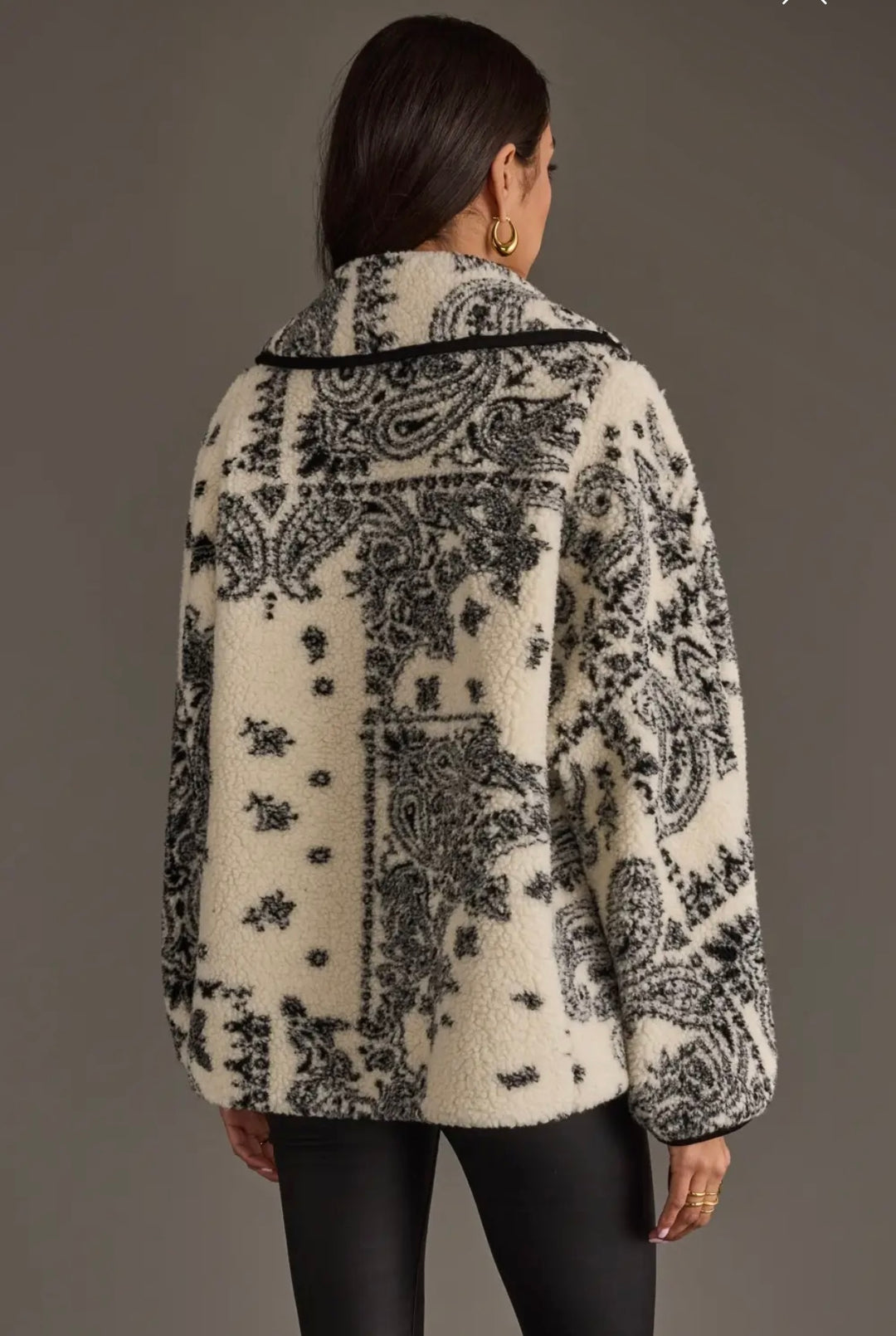 Paisley Fleece Jacket