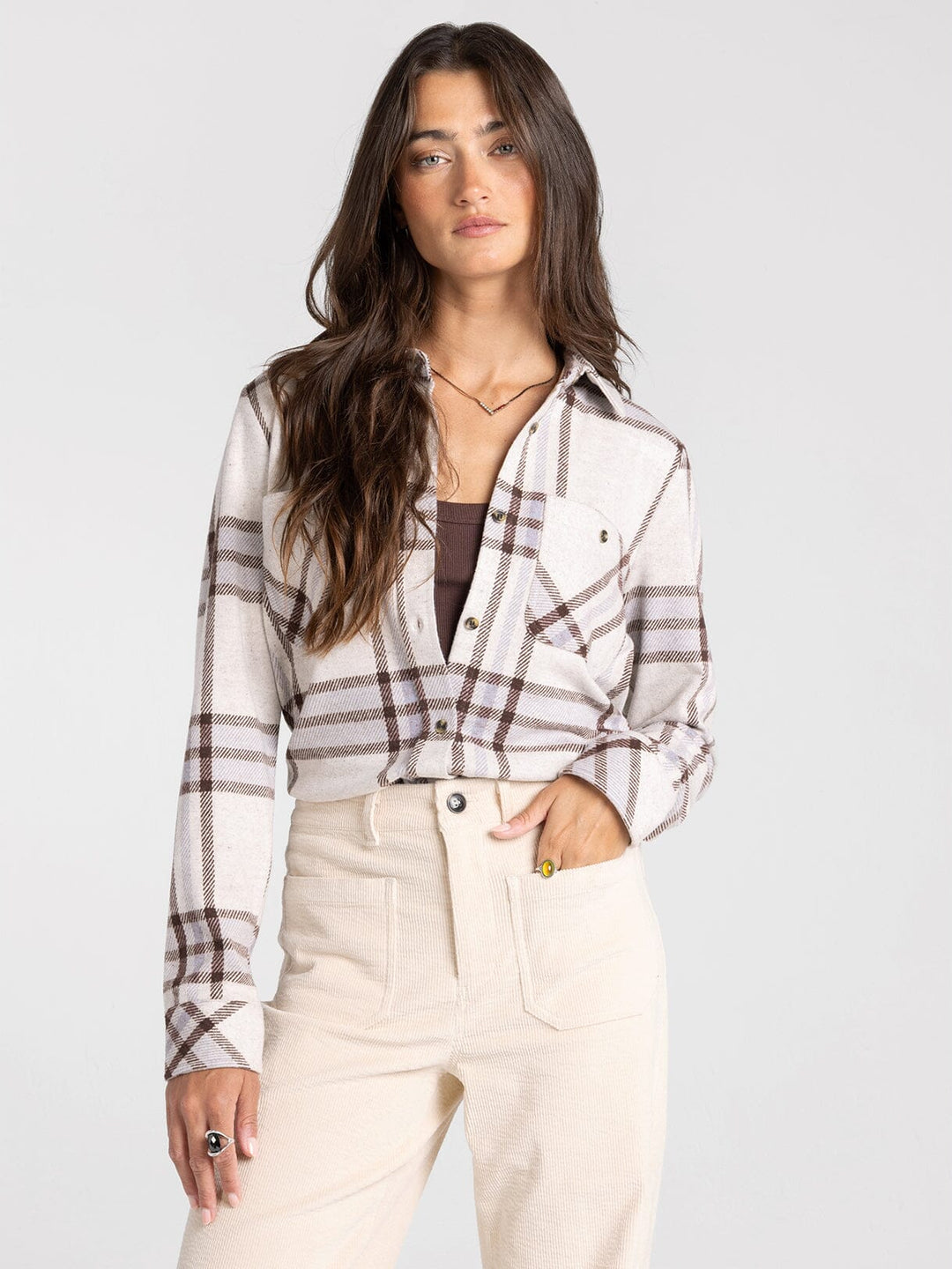 Plaid Lewis Top