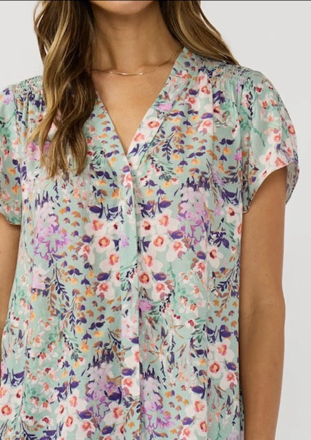 Flirty Floral Top