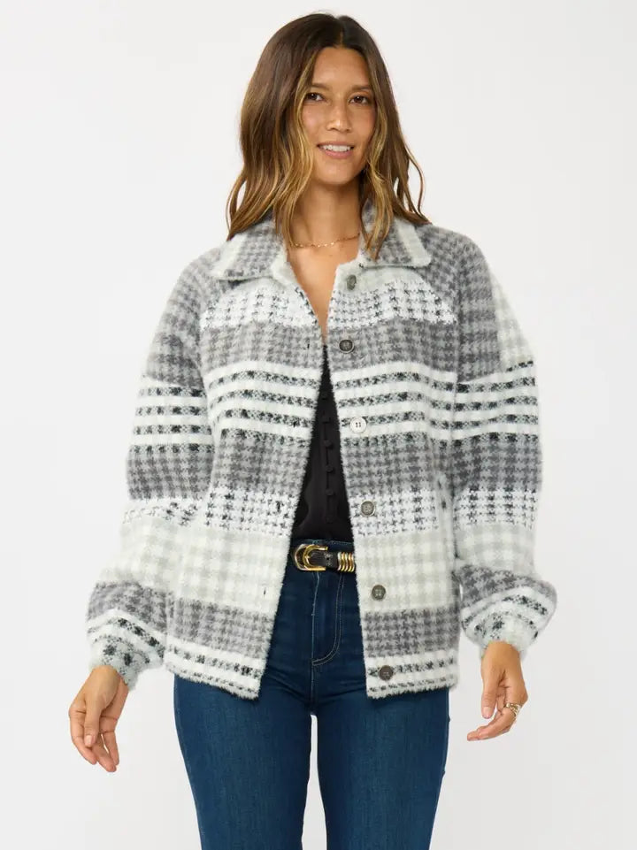 Plaid Bomber Jacket