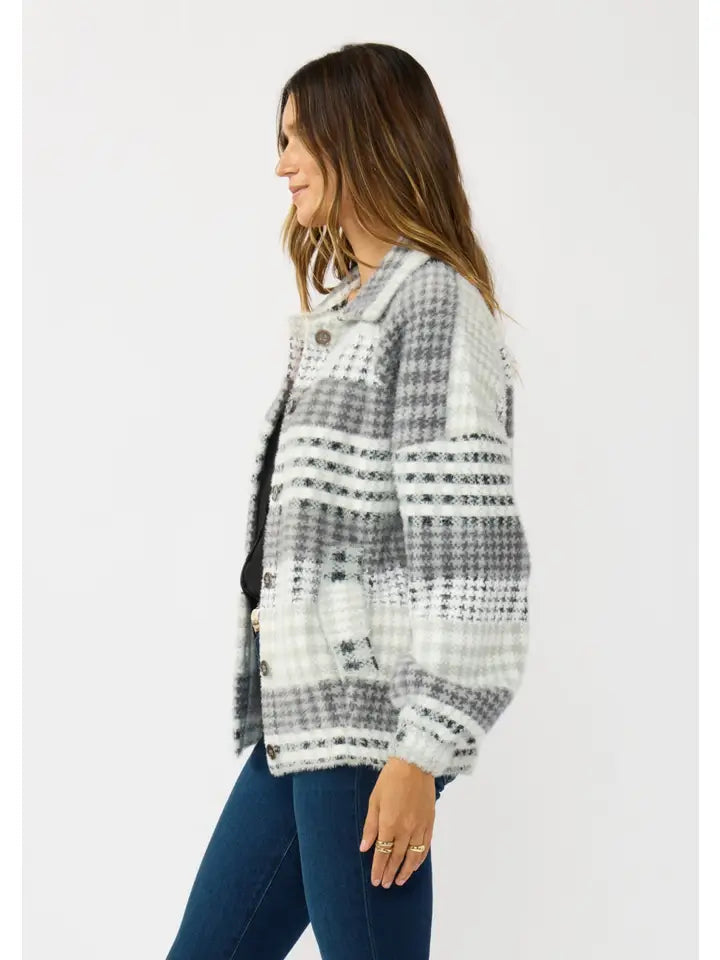 Plaid Bomber Jacket