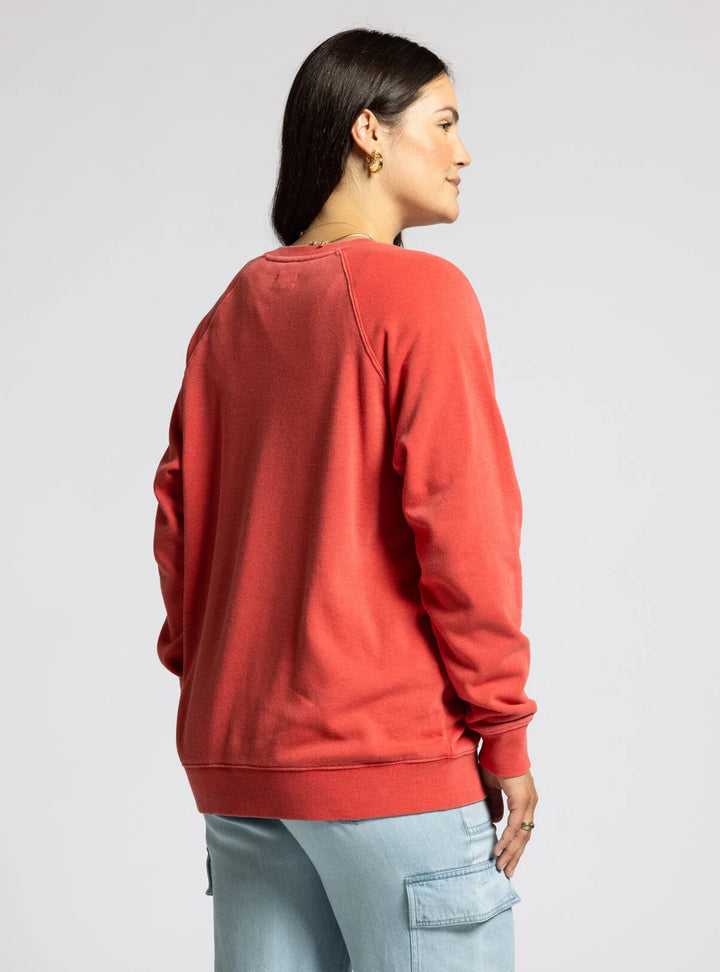 Red Hangout Pullover