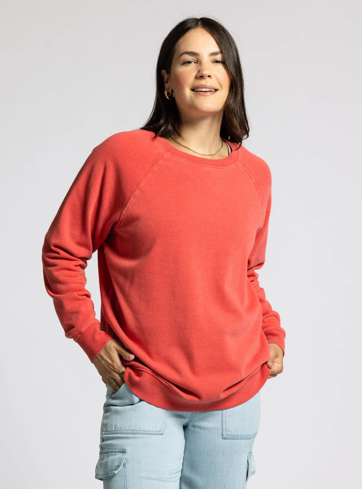 Red Hangout Pullover