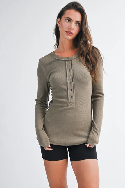 Mocha Henley