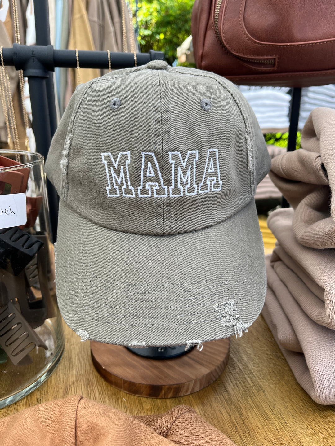 Mama Distressed Hat