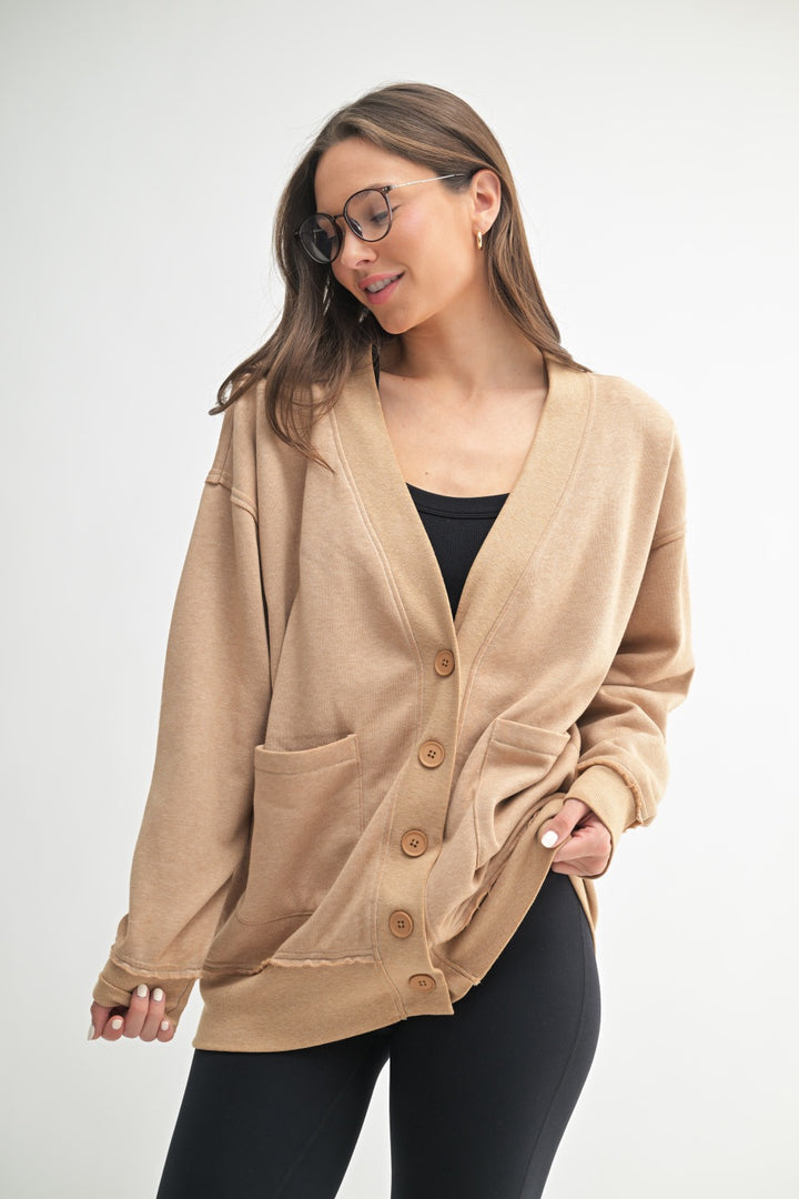 Rosa Fleece Cardigan