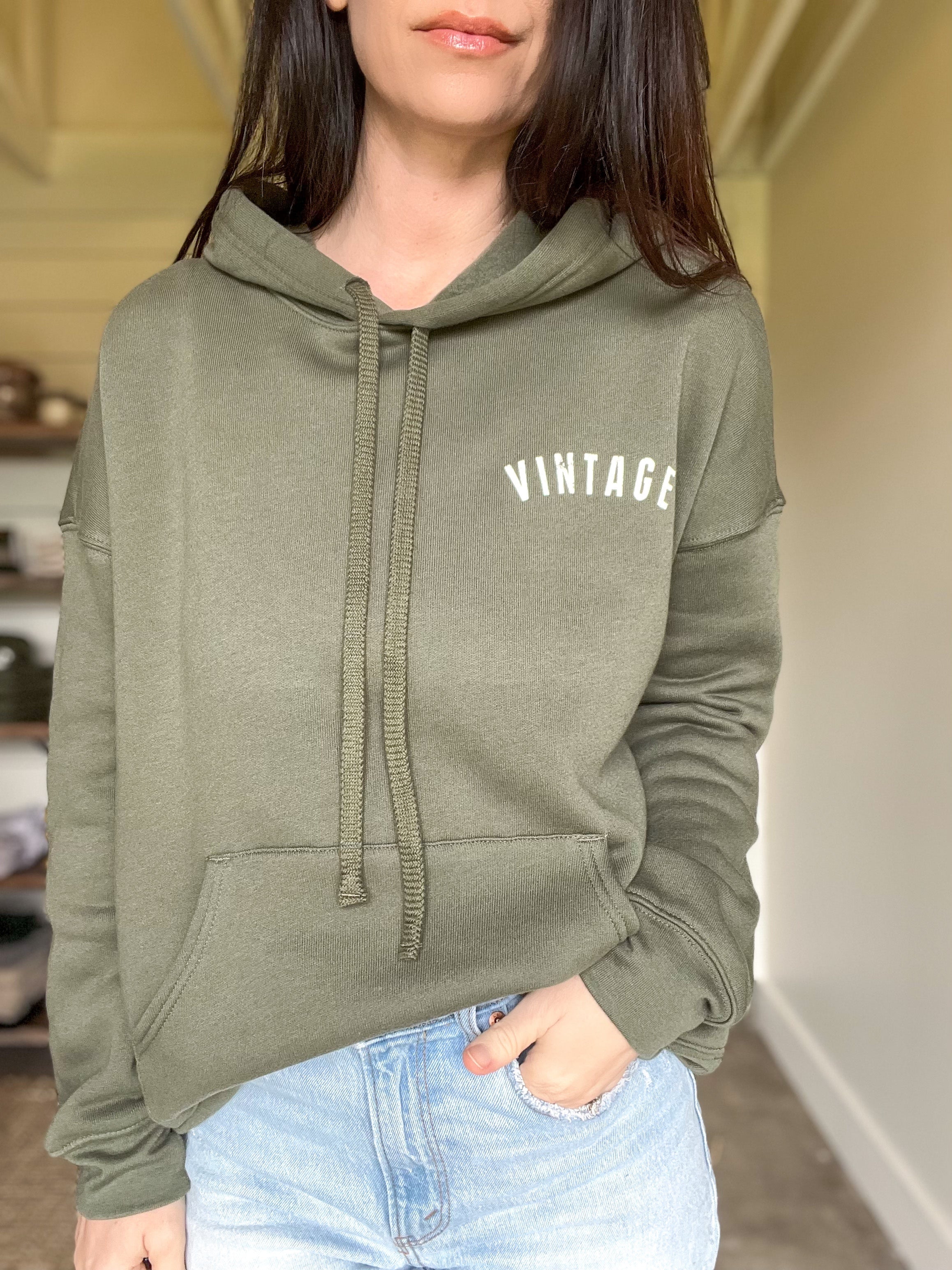 Olive Vintage Hoodie – Nolee Boutique