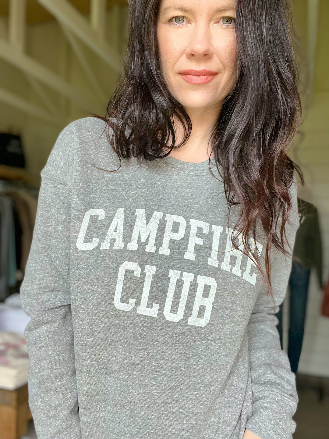 Dark Grey Campfire Club Sweatshirt