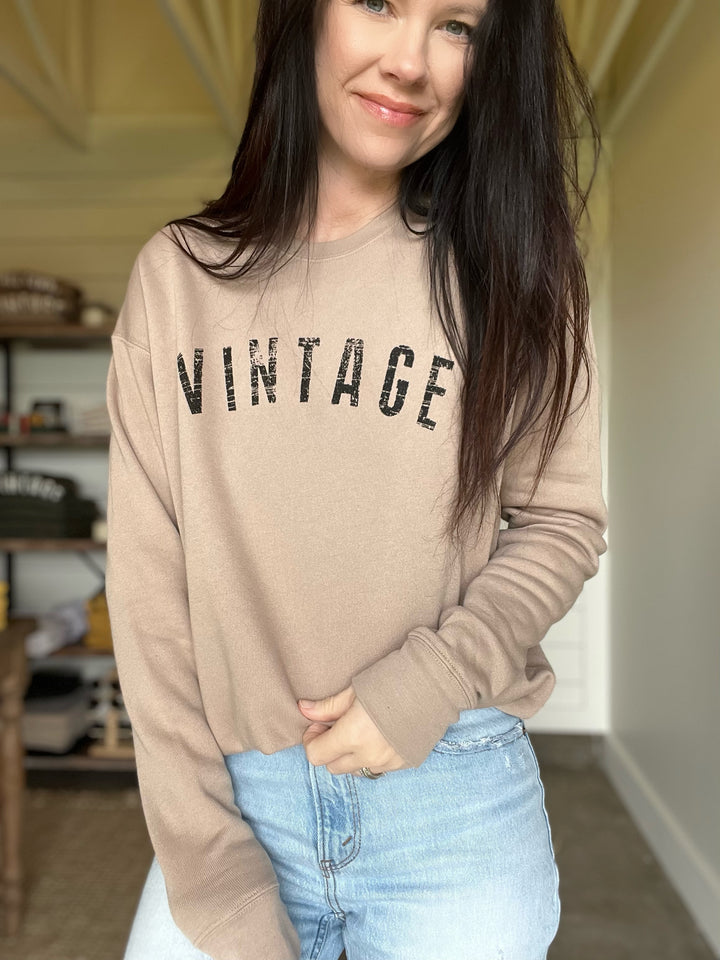 Tan vintage sweatshirt