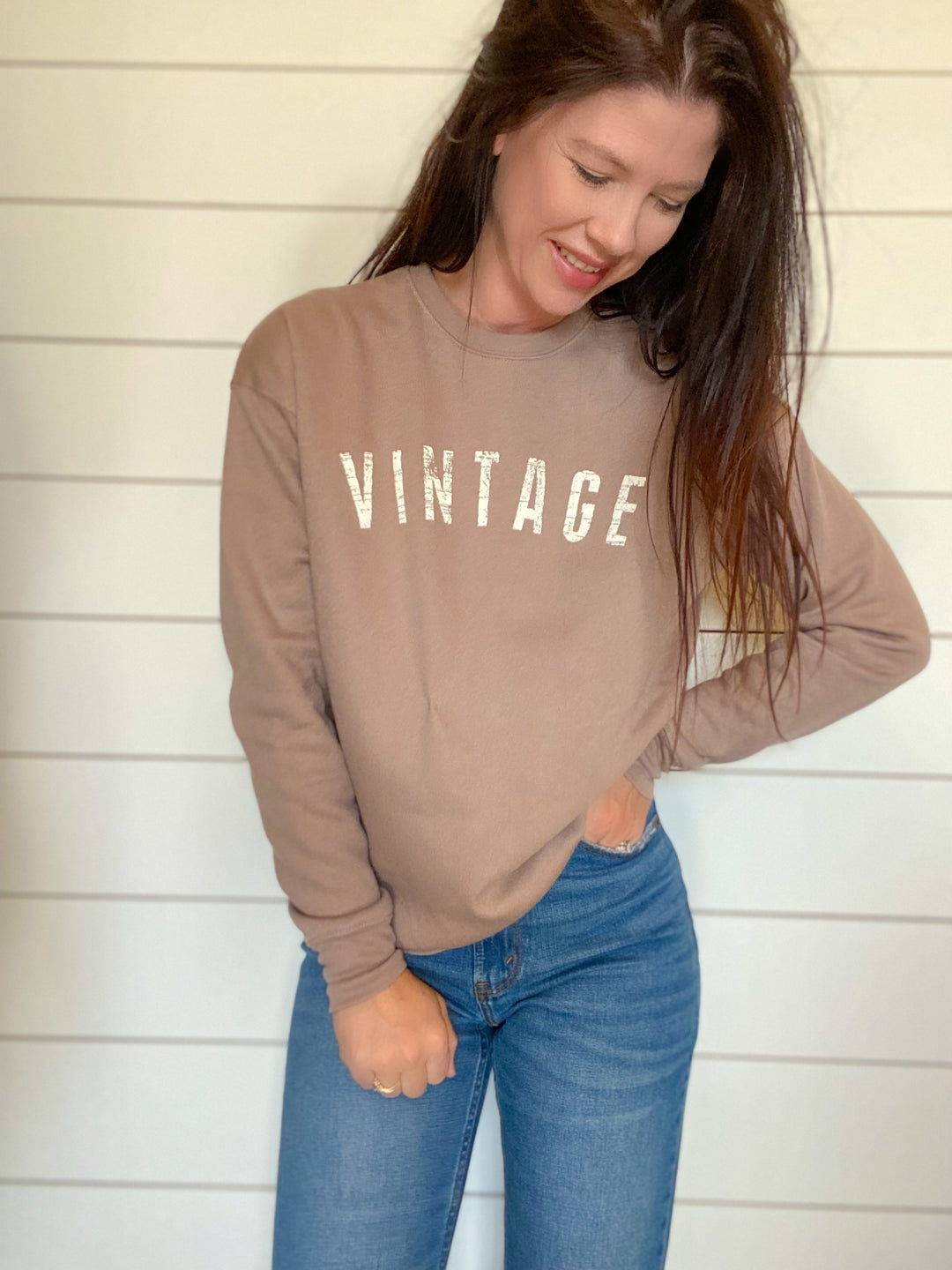 Tan Vintage Sweatshirt